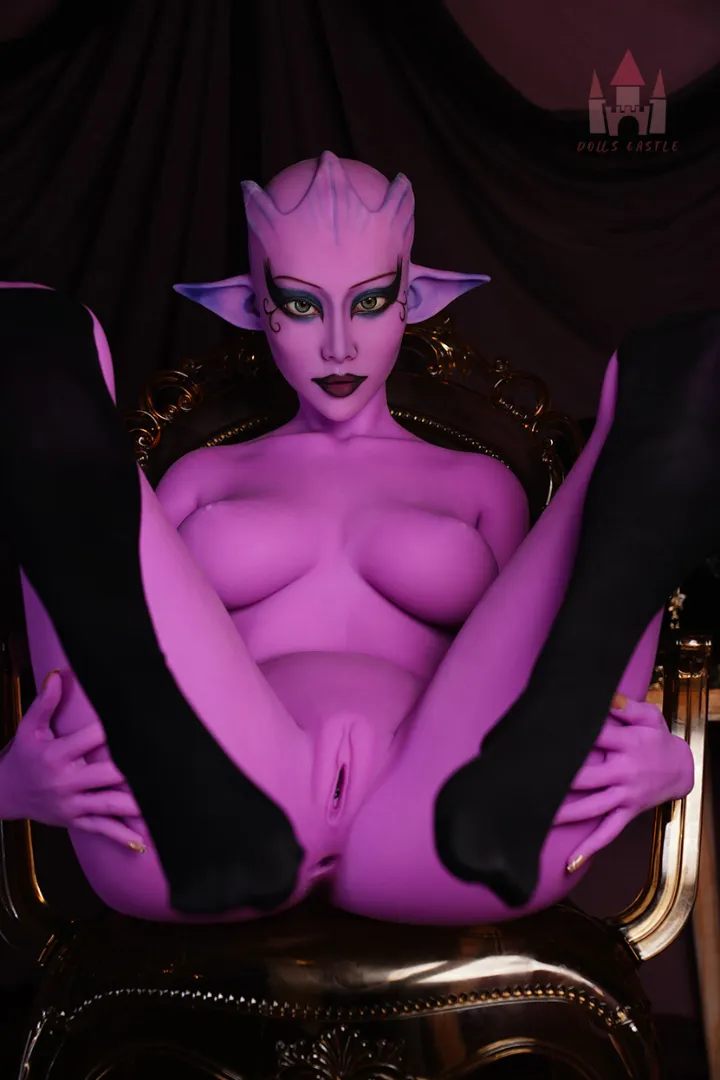 170cm Purple Alien Fantasy TPE Sex Doll - Dolls-Castle（US Stock）